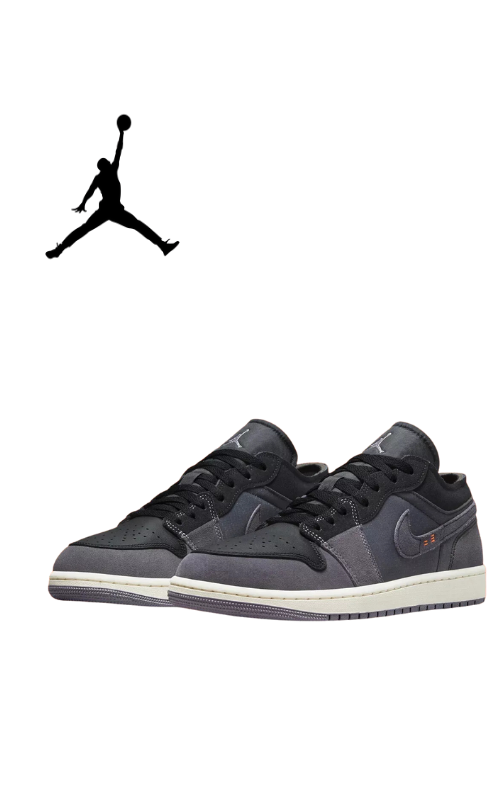 Air Jordan 1 Low Craft 'Negro de adentro hacia afuera'