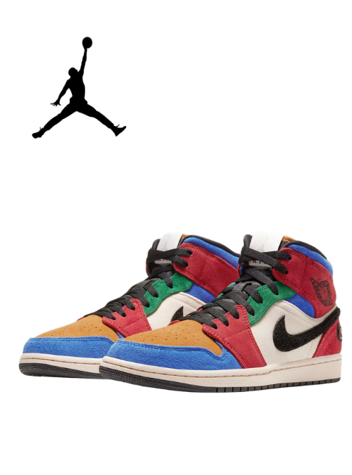 Air Jordan 1 Mid 'Blue The Great - Fearless'